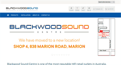 Desktop Screenshot of blackwoodsound.com.au