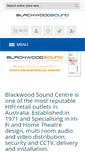 Mobile Screenshot of blackwoodsound.com.au